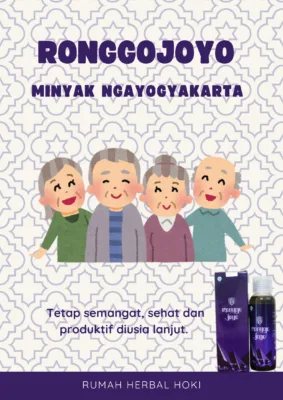 MENJAGA KESEHATAN DI USIA LANJUT DENGAN JAMU RONGGOJOYO